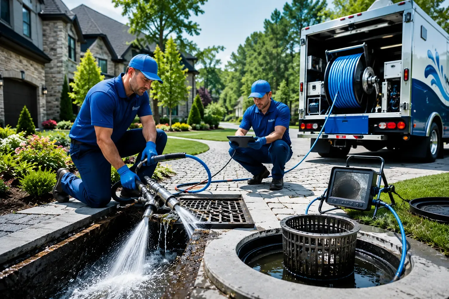 Local outdoor drain cleaning professionals in Blue Mountain, AR